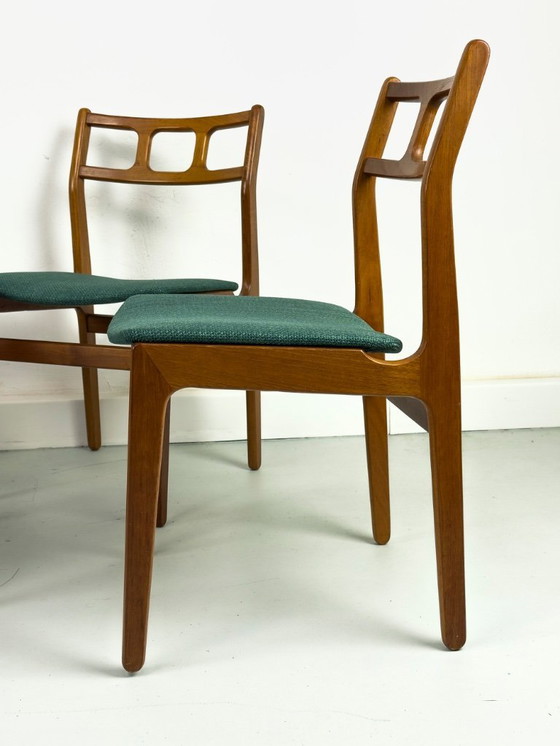 Image 1 of Chaises de salle à manger danoises en teck, 1960s, Set of 6