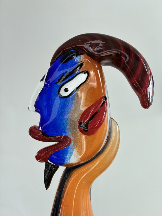 Image 1 of Ausdrucksstarkes, signiertes Glasobjekt von Rafal Rysz.