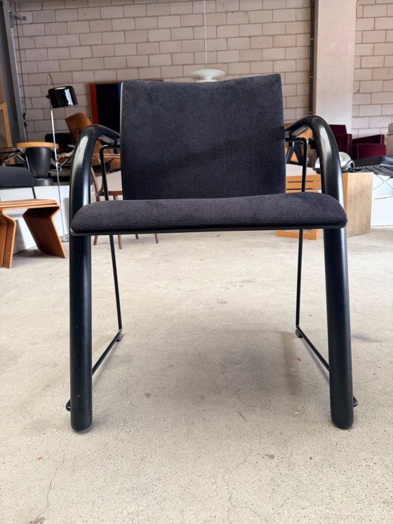 Thonet S320 chair, Wulf Schneider and Ulrich Böhme (stock: 2), Armchairs, Metal, Plastic, Black (photo 9 of 13)