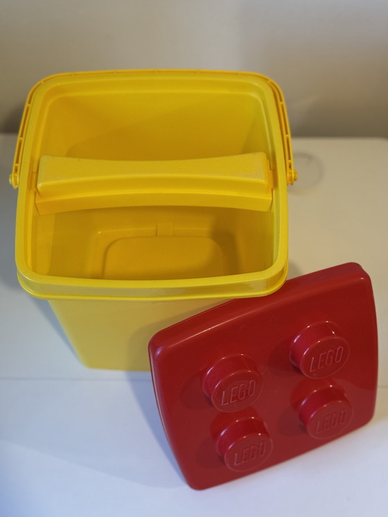 Image 1 of Vintage LEGO container jaren '80/ '90 - popart design