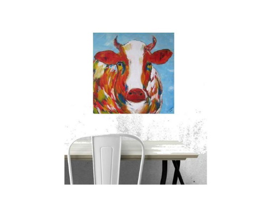 Image 1 of Gemälde „Kuh“ abstrakt