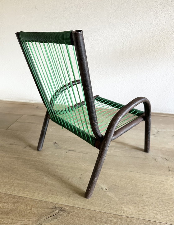 Image 1 of Vintage industrieel kinderstoeltje 1955