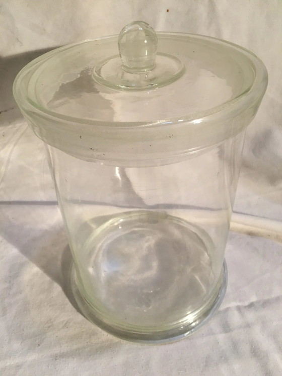 Vaso da confettura in vetro antico – Armadi contenitori, Cristallo, Vintage (photo 11 of 11)