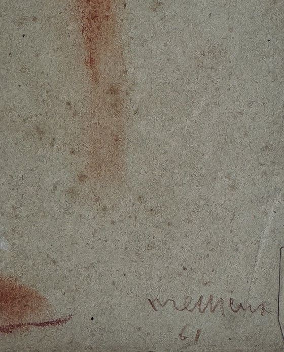 Image 1 of Robert Detheux "Il sognatore" dipinto nel 1961