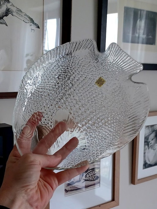 Vintage Arcoroc Fischgeschirr (1 Servierplatte + 6 Teller)