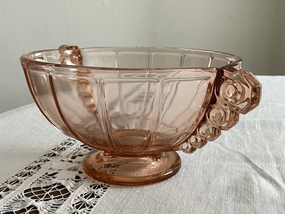 Image 1 of Greta Art Deco Luxval Cup - Val Saint Lambert