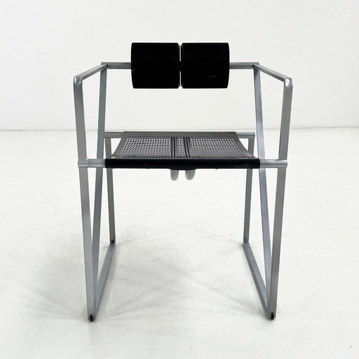 Black & Grey Seconda Chair by Mario Botta for Alias, 1980s
