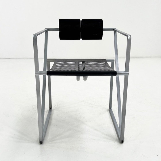 Image 1 of Black & Grey Seconda Chair by Mario Botta for Alias, 1980s