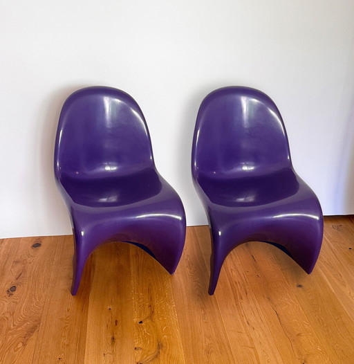 Set Panton Stoel 70er Origineel Fehlbaum Hermann Miller