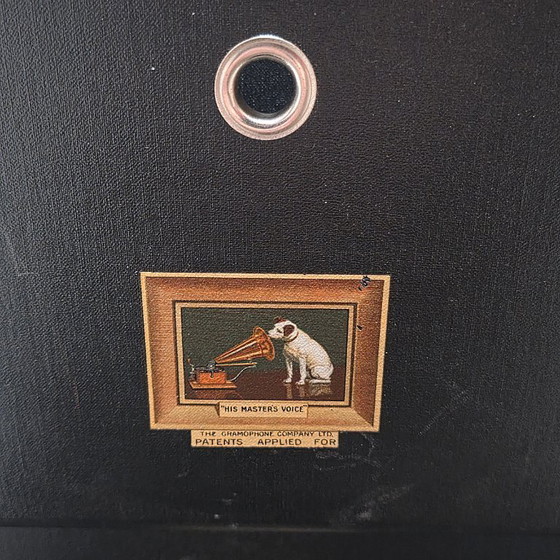 Image 1 of HMV suitcase gramophone model 101, late 1920s