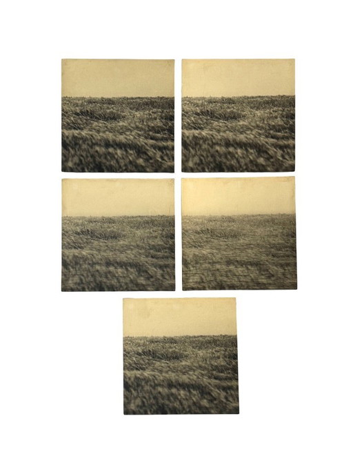 Gerry Hunt (1927 - 2023), set of  5 photos mounted on wood panels, UK 1977