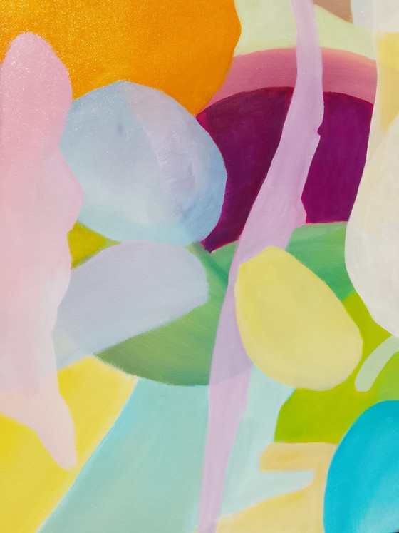 Acrylic painting #Homeberry 100x100cm – joart, Paintings & Drawings, Canvas (photo 10 of 15)