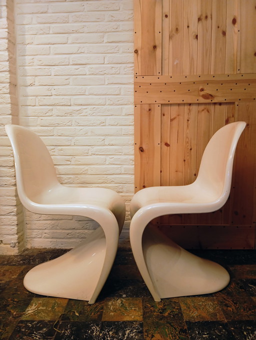 2 Herman Miller Panton Stühle von 1978