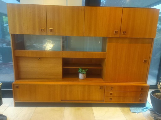 Mid century wandmeubel 