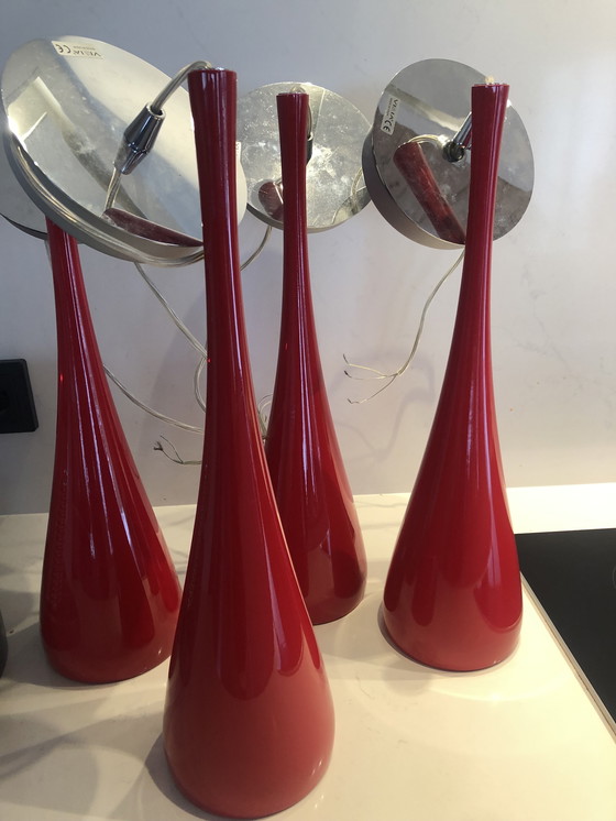 Image 1 of Vibia hanglampen model Jazz 1335 4 st rood