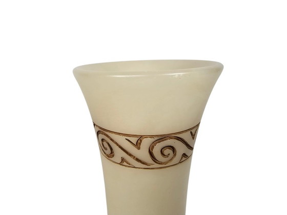 Image 1 of Massive - Alabaster - Made in Spain - table lamps (2) - 70's