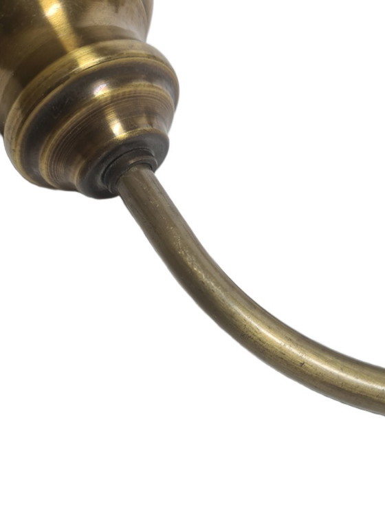 Art Deco Wall Lamp, Poland, 1950s – Wall lights, Glass, Brass (photo 6 of 7)