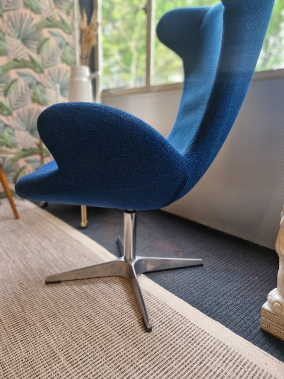 Fauteuil Egg Chair vintage des années 70, style danois – Wool (photo 7 of 13)