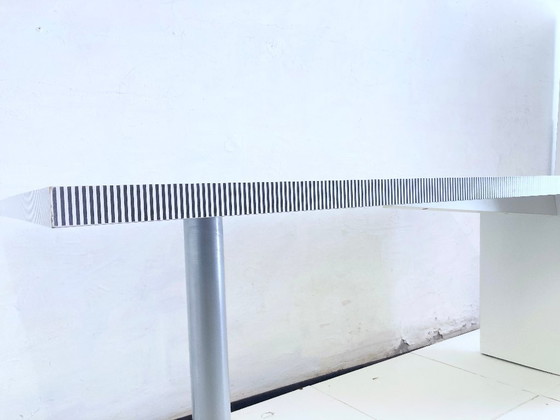 Image 1 of Großer 80er Jahre Schreibtisch Modell Kroma Design Antonia Astori für Driade