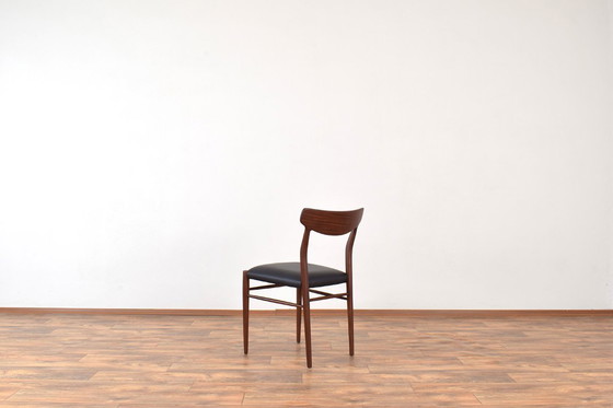 Image 1 of Mid-Century Teak Dining Chairs by Gustav Herkströter for Lübke, 1960s, Set of 4
