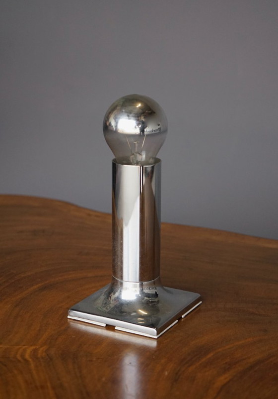 Image 1 of Lámpara de techo cromada Space Age de Rolf Krüger para Staff, 1970