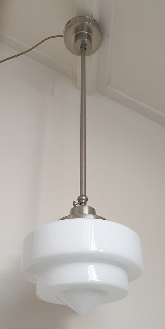 1 di 2 Lampada a sospensione Art Déco Giso (Gispen) – Giso Gispen, Lampade a sospensione, Metal (photo 15 of 39)