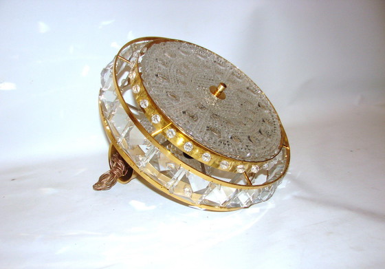 Image 1 of Kristall-Hängeleuchte Proj. Carl Fagerlund für Orrefors, Schweden, 1960er Jahre