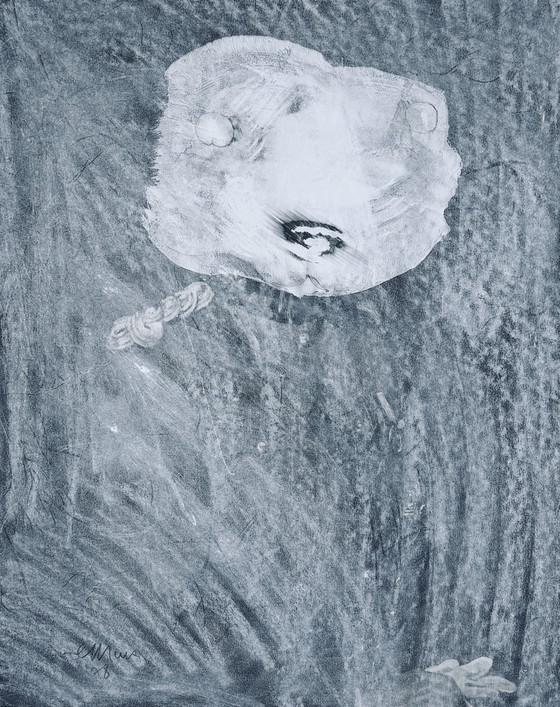 Image 1 of Robert Detheux "Le bel igérant" triptych of paintings, 1978