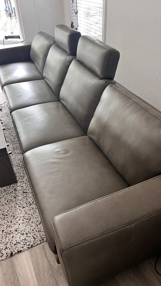 Beautiful reclining sofa, like new.