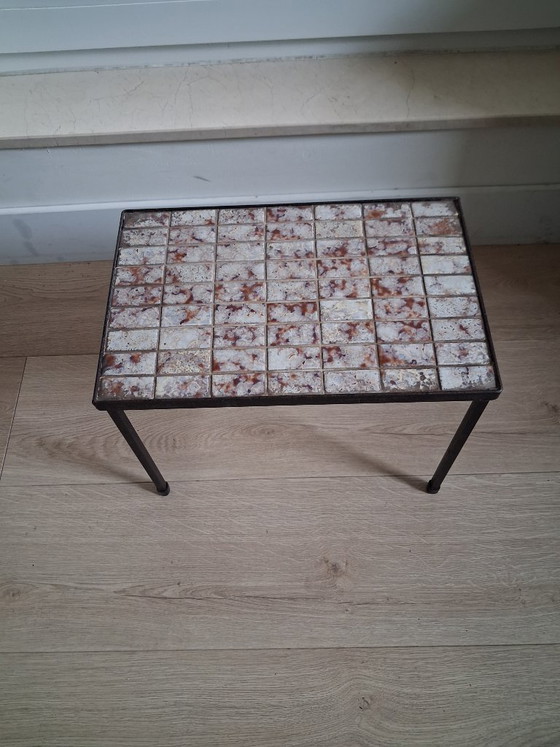 Image 1 of Tables d'appoint vintage en fonte des années 1960