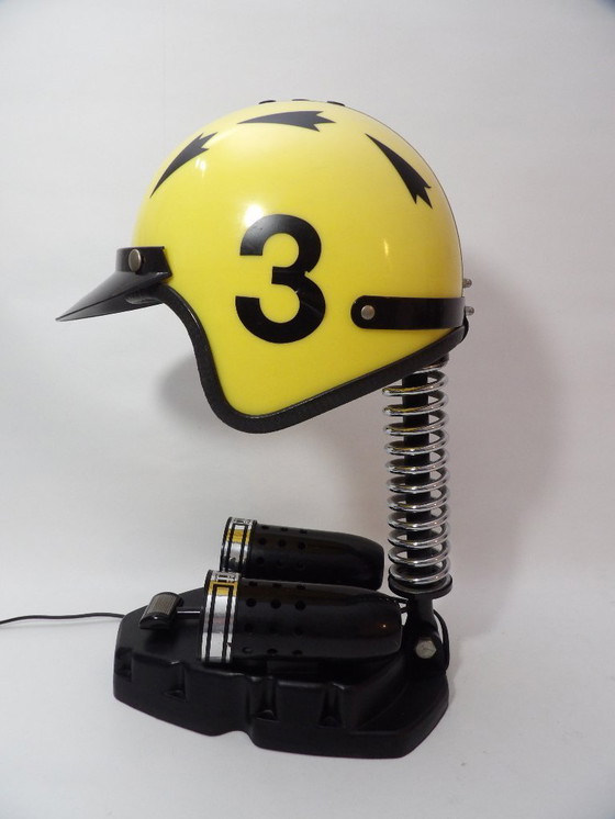 Image 1 of FF Leuchten - Crosshelmlamp Retro jaren 70 - ZELDZAAM