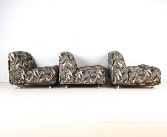 Image 1 of Vintage modulaire bank 3 delig mid century modern design