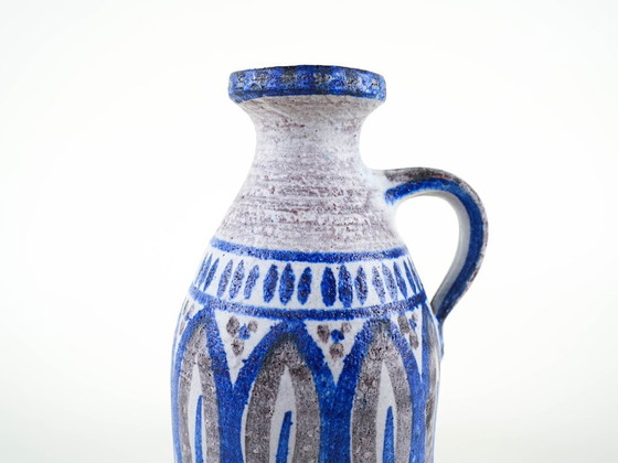 Image 1 of Ceramic vase with a handle, Danish design, 1960s, made in Denmark