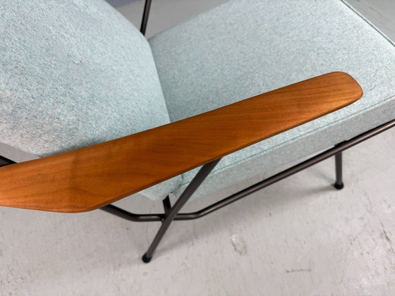 Image 1 of Koene Oberman Fauteuil Met Teak Armleuningen Voor Gelderland, 1954