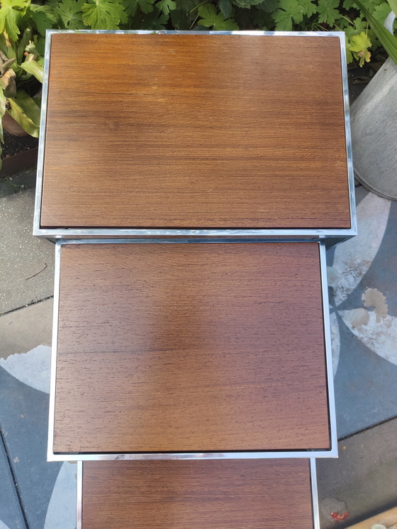 Pastoe Braakman Nesting Set Mimiset – Bijzettafels, Metal, Wood (photo 6 of 7)