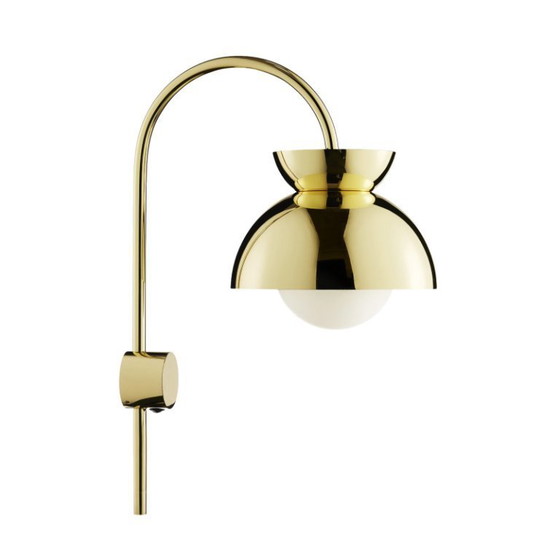 Image 1 of Frandsen Butterfly wandlamp, messing