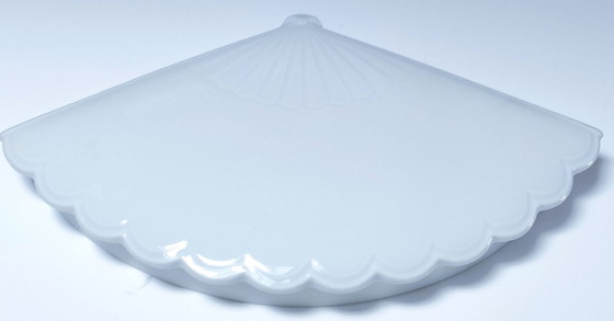 Image 1 of Scatola a forma di ventaglio, porcellana di Limoges