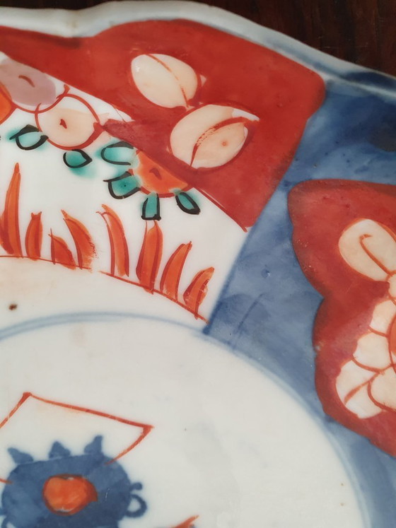 Image 1 of Set van 2 gelijkaardige Imari borden-porselein 21 en 22cm