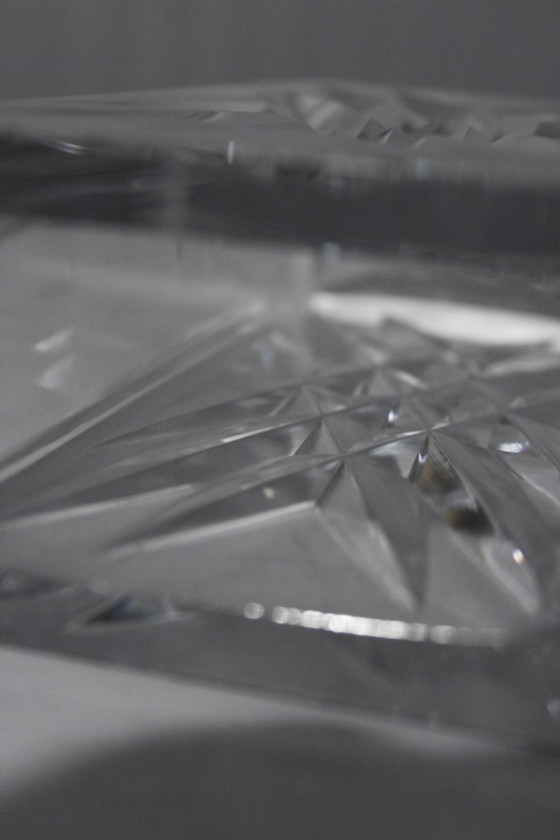 Image 1 of Claus Josef Riedel - Jarrón antiguo de cristal tallado y esmerilado, Austria, década de 1960