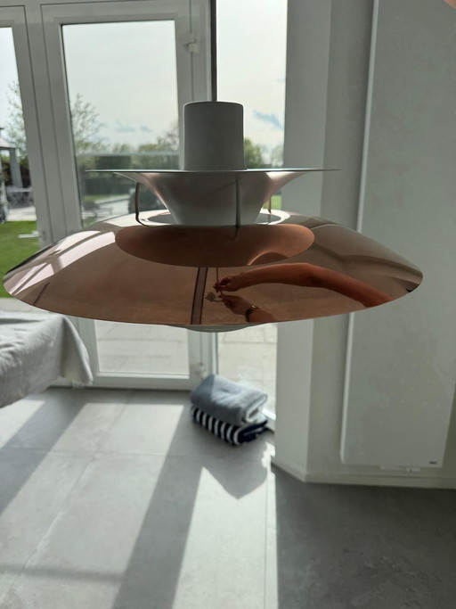 Louis Poulsen PH5 Pendelleuchte in Roségold/Kupfer