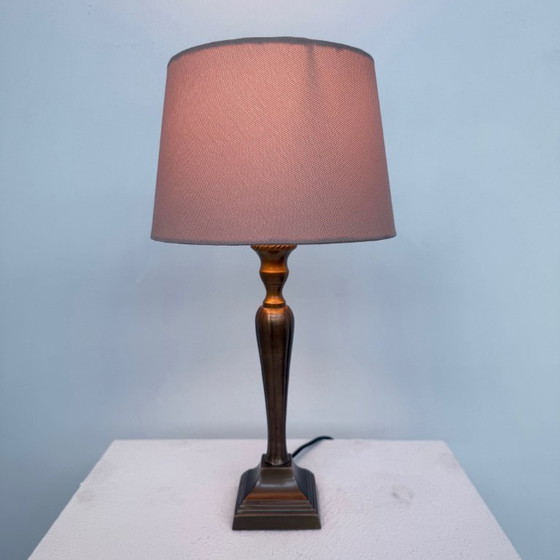 Image 1 of Tafellamp/schemerlamp jaren 70/80.