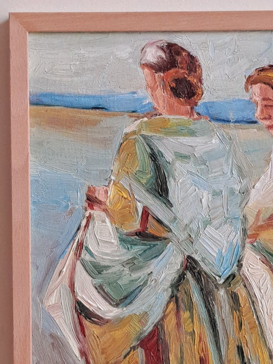Impressionist oil painting of a seascape – Paintings & Drawings, Mdf (photo 4 of 9)