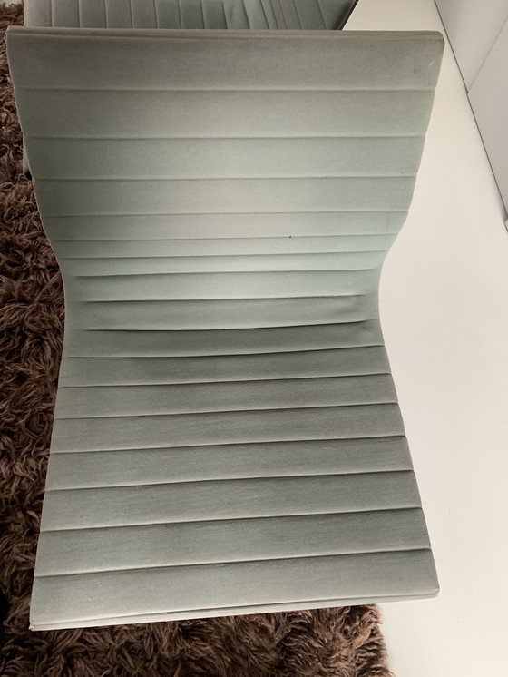 Image 1 of 2 Vitra AE 107 chairs sea green with gray base