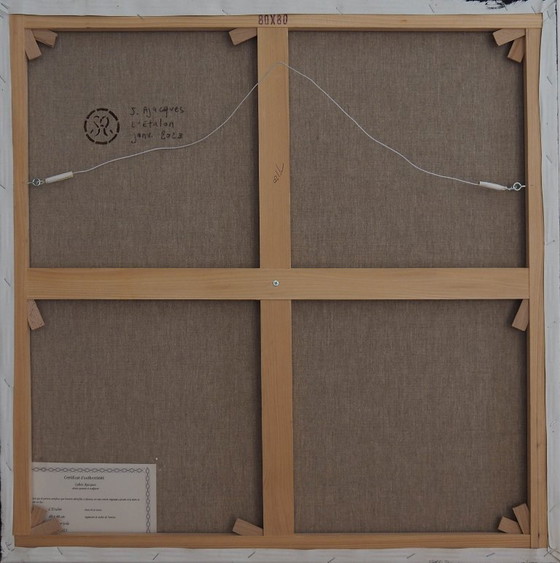 Image 1 of Lo Stallone Olio su tela - Sylvie AJACQUES