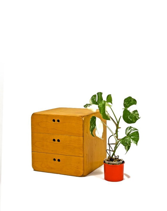 Image 1 of Baúl modular de madera “Samara” de Derk Jan de Vries para Maisa, Países Bajos, década de 1970