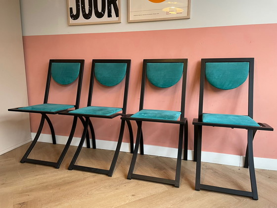 Image 1 of Set di 4 sedie vintage Karl Friedrichs Foster Sinus