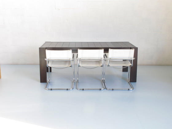 Image 1 of Scrivania o tavolo da pranzo in legno massello di Iroko, edizione Regain