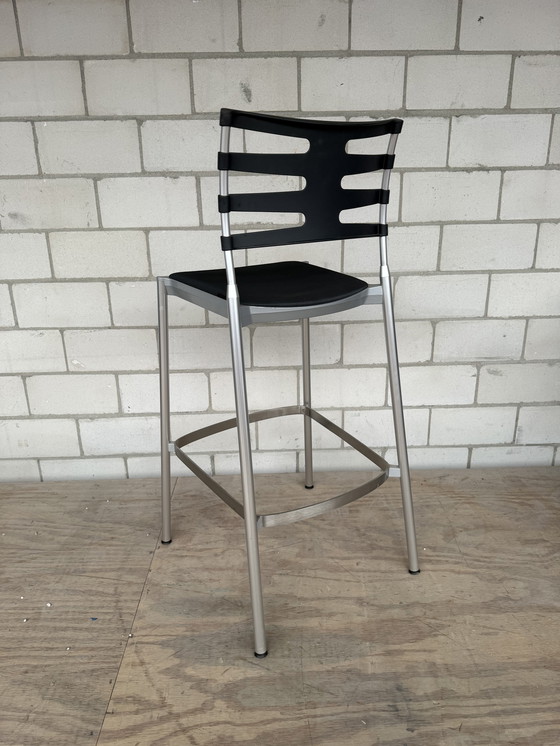 Image 1 of 2x Fritz Hansen Ice Barhocker