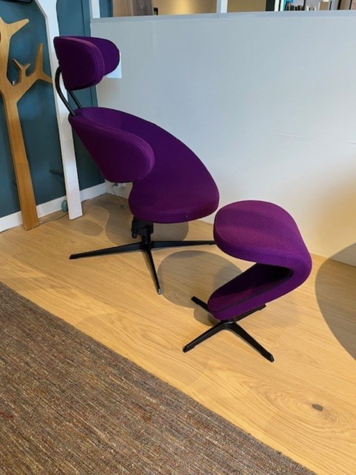 Fauteuil relax Varier Peel 1 avec ottoman