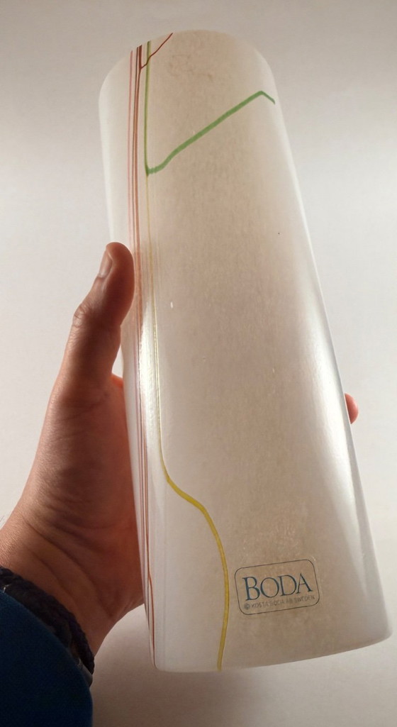 Image 1 of Vintage Kosta Boda 'Rainbow' Vase by Bertil Vallien – Artist Collection